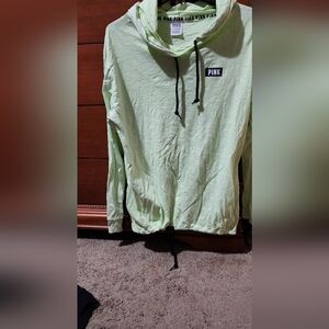 PINK Lime Green tee shirt Hoodie